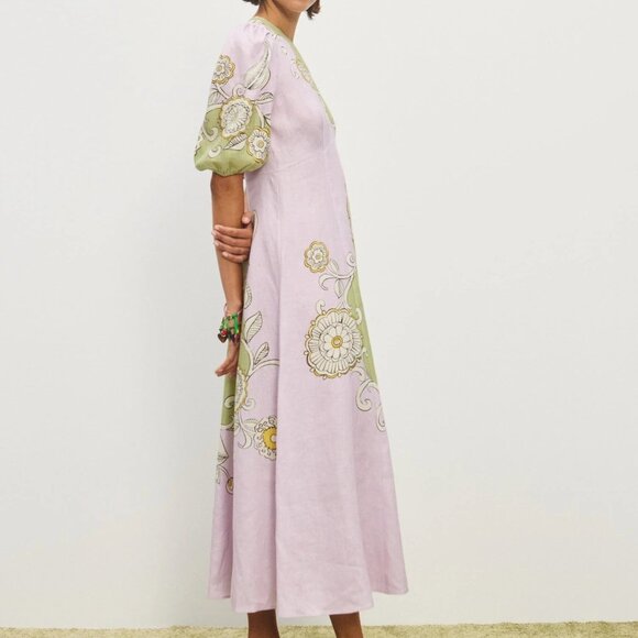 Alémais Sora Midi Dress US Size 10 Australian Size 14 - Picture 4 of 12